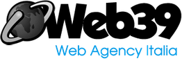 Logo di Virtual Telescope Project: globo nero con anelli, testo nero e azzurro.