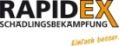 Logo von RAPIDEX Schädlingsbekämpfung mit Slogan "Einfach besser".