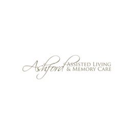 Logo of Ashford Assisted Living & Memory Care with elegant cursive font.