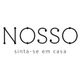 Logo com a palavra "NOSSO" e a frase "sinta-se em casa" abaixo.