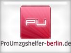 Rotes Logo mit "PU" und Text: ProUmzugshelfer-Berlin.de.