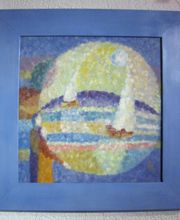 Ostseekugel m. Rahmen