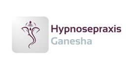 Logo der Hypnosepraxis Ganesha mit stilisiertem Elefantenmotiv.