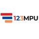 Logo mit farbigen Streifen und Text "123MPU".