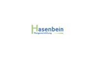 Logo mit Text "Hasenbein Hausverwaltung" auf weißem Hintergrund.