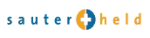 Logo mit Schriftzug "sauterheld" und einem stilisierten Pluszeichen in der Mitte.