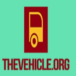 Logo of TheVehicle.org with a stylized yellow rickshaw on a red background.