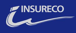 Logo de Insureco con fondo azul y texto blanco estilizado.