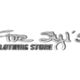 Textlogo: „Five Stjls Clothing Store“ in stilisierter Schrift auf weißem Hintergrund.