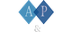 Logo with blue shields and letters "A", "&", "P".