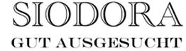 Text: "SIODORA GUT AUSGESUCHT" in schwarzer Schrift auf weißem Hintergrund.