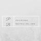 Logo gris con las iniciales "PB" y texto "Psicóloga Beatriz del Amo".
