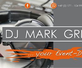 DJ Mark Grey Logo