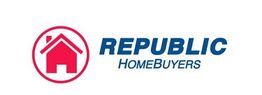 Logo of Republic HomeBuyers with a red house symbol inside a circle.