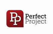 Logo mit den Buchstaben "PP" in Weiß auf rotem Quadrat und Text "Perfect Project" daneben.