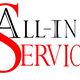 Logo met grote rode "S" en tekst "All-in Service" in zwart en rood.