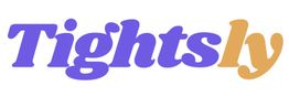 Stylized "Tightsly" text in purple and orange on a white background.