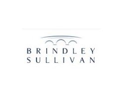 Logo with text "Brindley Sullivan" and a stylized bridge graphic above.