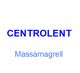 Texto en azul: "CENTROLENT". Debajo, "Massamagrell" en color azul claro.