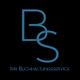 Logo mit blauen Buchstaben B und S, darunter "Ihr Buchhaltungsservice" auf schwarzem Hintergrund.