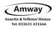 Amway-Logo mit Kontaktdaten von Annette und Volkmar Heinze, Telefonnummer: 033631 431666.