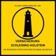 Gelbes Logo mit schwarzem Leuchtturm und Text: "Versicherung Schleswig-Holstein".