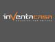 Logo "inVentacasa, soluzioni per abitare" su sfondo grigio.