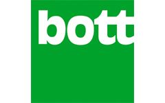 Grünes Logo mit weißem Schriftzug "bott".
