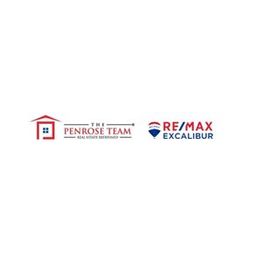 The Penrose Team and RE/MAX Excalibur logos side by side on a white background.