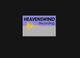 Logo mit "HEAVENSWIND Recording" vor schwarzem Hintergrund, gelbe Audiowelle, lila Streifen.