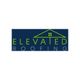 Logo reading "Elevated Roofing" with a roof graphic above the text on a dark background.