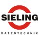 Logo von SIELING Datentechnik mit einem roten Halbkreis über und unter dem Firmennamen.
