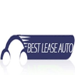 Logo of "Best Lease Auto" with a stylized car design in blue and white.