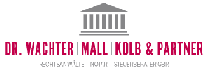 Logo von Dr. Wachter, Mall, Kolb & Partner mit Säulengebäude-Symbol.