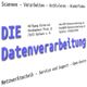 Textgrafik mit Informationen über Datenverarbeitung, u.a. Scannen, Archivieren, Netzwerktechnik.