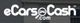 Logo of eCarsCash with a car icon inside the letter "o."