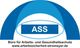 ASS-Logo in Blau mit Text: Büro für Arbeits- und Gesundheitsschutz, Website darunter.