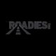 Logo of "ROADIES INC" with a road design merging into the letter 'R' on a black background.