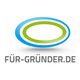 Logo mit blau-grünen Ovalen und Text "FÜR-GRÜNDER.DE".