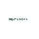 "My Floors" logo with green text on a white background.
