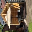 Eckpergola - auf der neugebauten Terrasse 