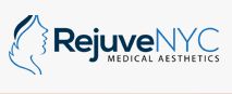 Logo of Rejuve NYC Medical Aesthetics with a profile silhouette design.