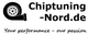 Logo mit Turbolader-Design, Text: "Chiptuning-Nord.de", Slogan: "Your performance - our passion".