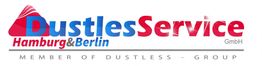 Logo von Dustless Service mit Text: Hamburg & Berlin, Mitglied der Dustless Group.