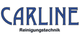 Logo mit dem Text "Carline Reinigungstechnik" in blauer Farbe.