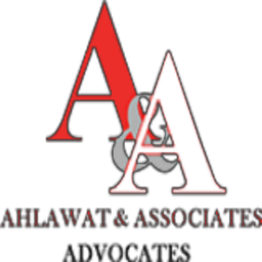 A and A logo with "Ahlawat & Associates" text below in red and white.