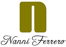 Logo con lettera "n" verde e testo elegante "Nanni Ferrero" in nero.