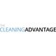 Text logo reads "The Cleaning Advantage" with "Cleaning" in light blue and other text in black.