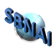 3D letters "SBNAI" float in front of a globe representing technology.