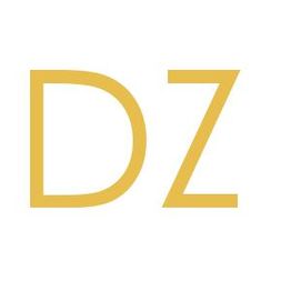 Gelbe Buchstaben "DZ" auf weißem Hintergrund.